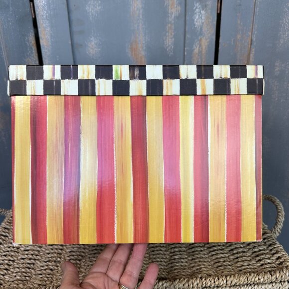 MacKenzi -Childs Storage Gift Boxes Set Of Two - Picture 11 of 16